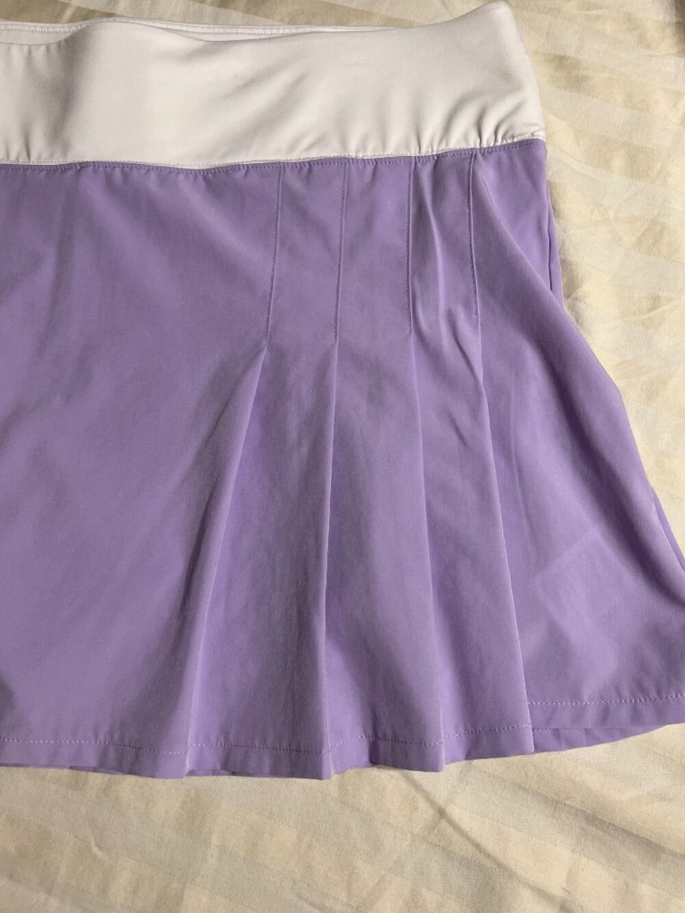 Prince Lavender Pleated Tennis Skort Size XL Tenniscore Athletic Skirt Pocket - Picture 3 of 14